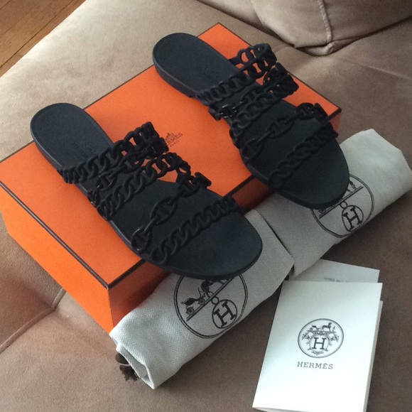 hermes rivage jelly sandals